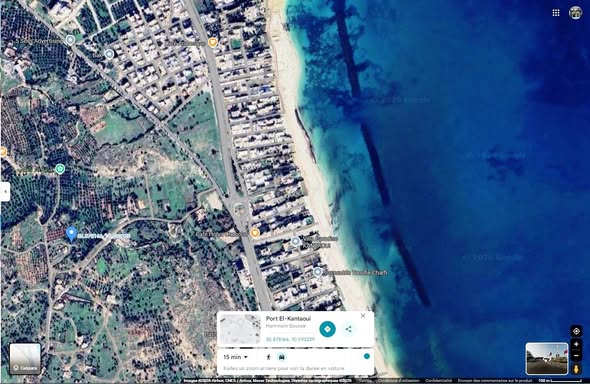 Hammam Sousse&nbsp;El Kantaoui&nbsp;Terrain&nbsp;Terrain nu&nbsp;Terrain pour l'avenir 590m � hmada kantaoui