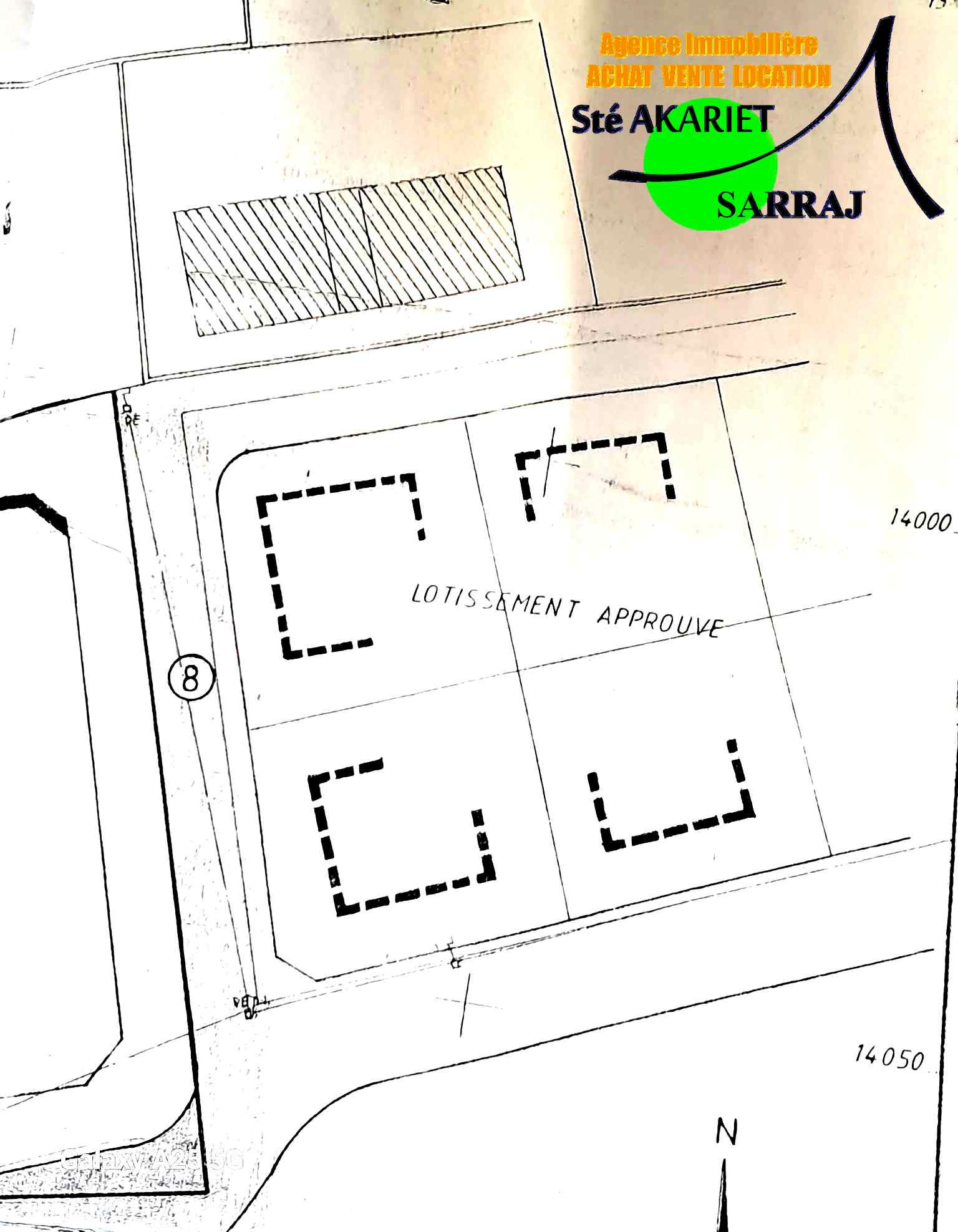 Hammam Sousse&nbsp;Hammam Sousse&nbsp;Terrain&nbsp;Terrain nu&nbsp;Lot approuv� 3758m � hammem sousse vers kantaoui
