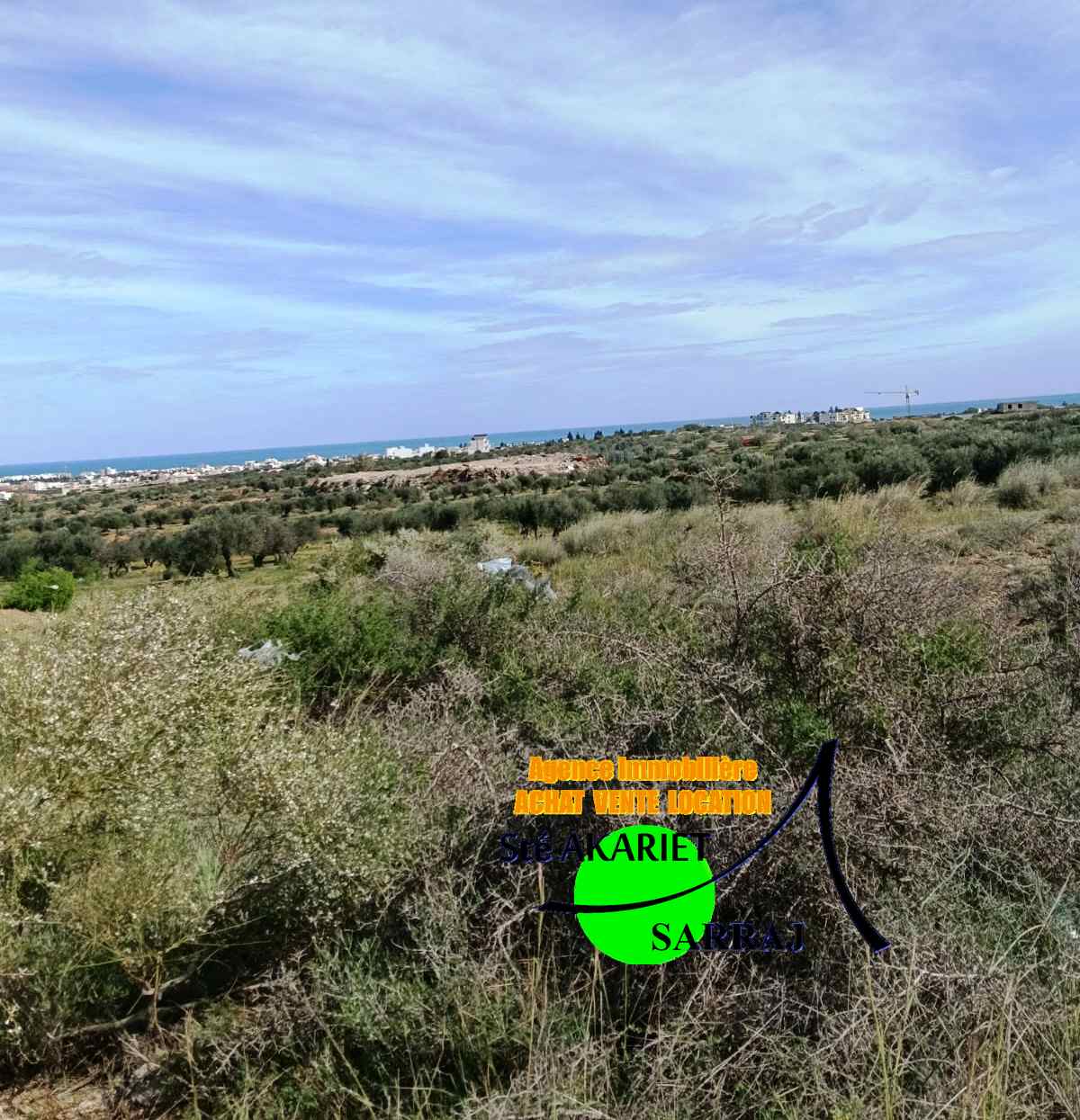 Akouda&nbsp;Akouda&nbsp;Terrain&nbsp;Terrain agricole&nbsp;Lot d'invesstisement 1hectare en face mall sousse