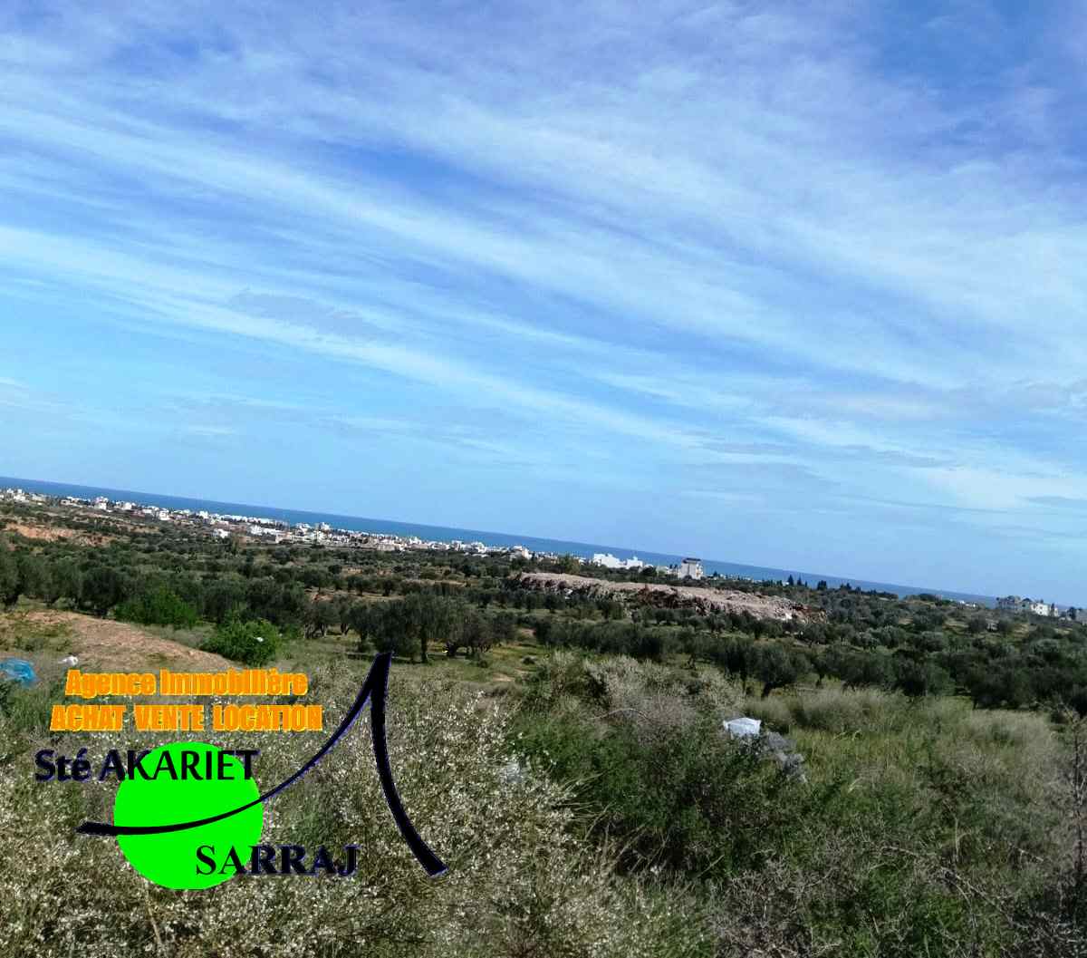 Akouda&nbsp;Akouda&nbsp;Terrain&nbsp;Terrain agricole&nbsp;Lot d'invesstisement 1hectare en face mall sousse