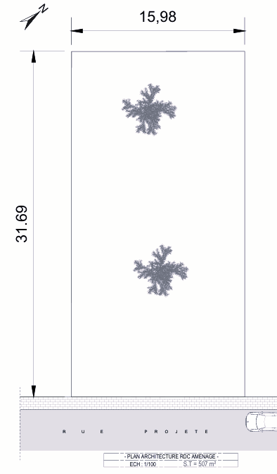 Bou Mhel El Bassatine&nbsp;Bou Mhel&nbsp;Vente&nbsp;Surfaces&nbsp;Terrain 507 m�tre carr�