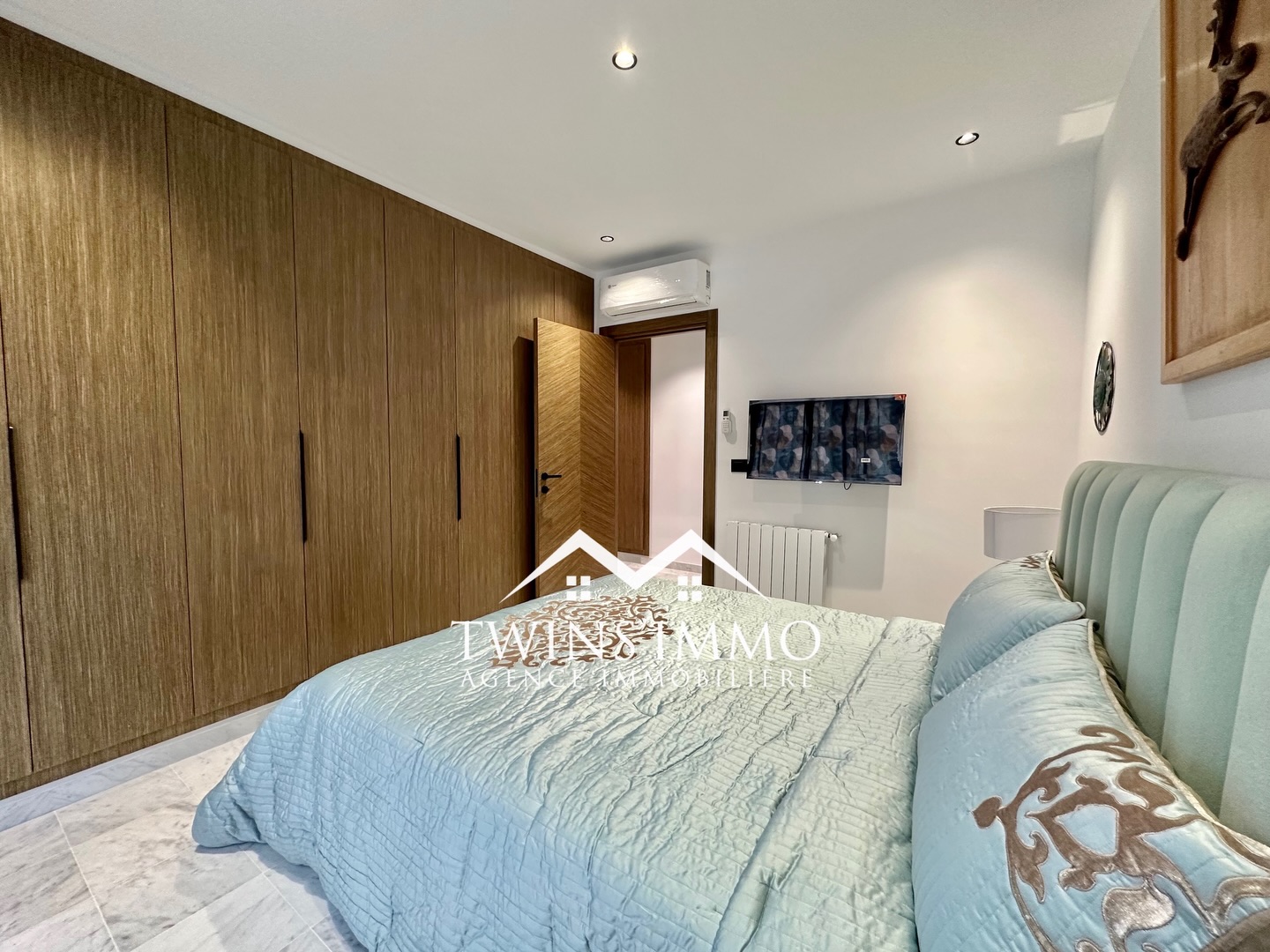 Ain Zaghouan&nbsp;Jardins de Carthage&nbsp;Location&nbsp;Appart. 2 pi�ces&nbsp;Appartement s2 neuf meubl� aux jardins de carthage