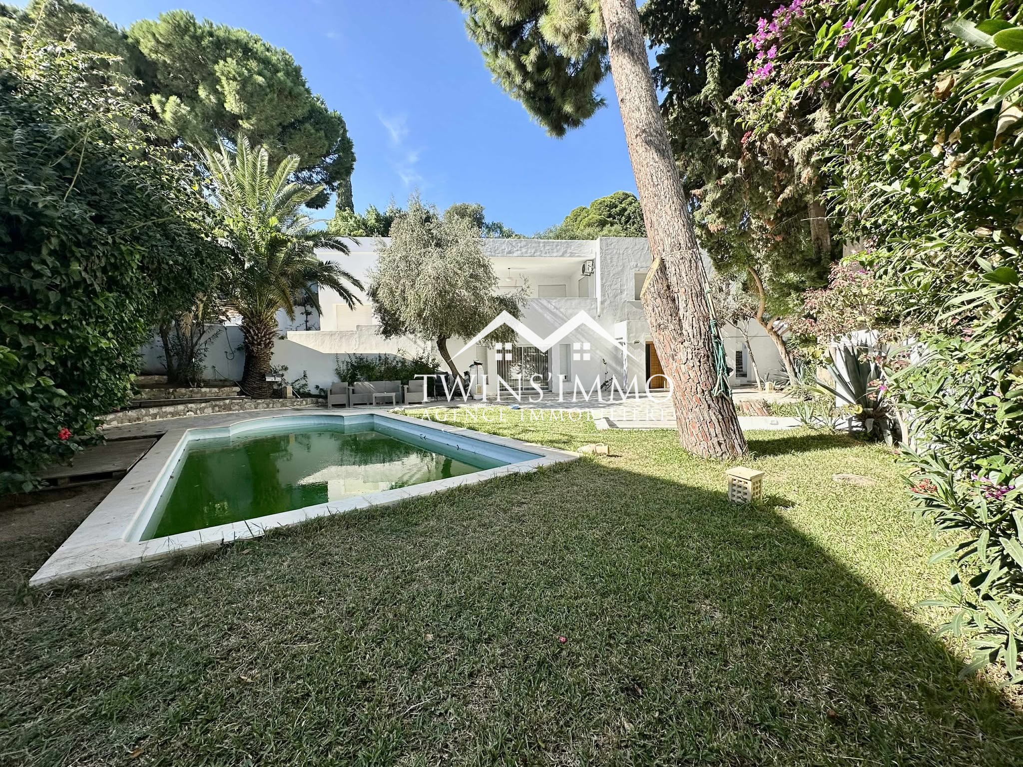 La Marsa&nbsp;Gammart&nbsp;Location&nbsp;Maisons&nbsp;Villa s4 � gammarth sup�rieur