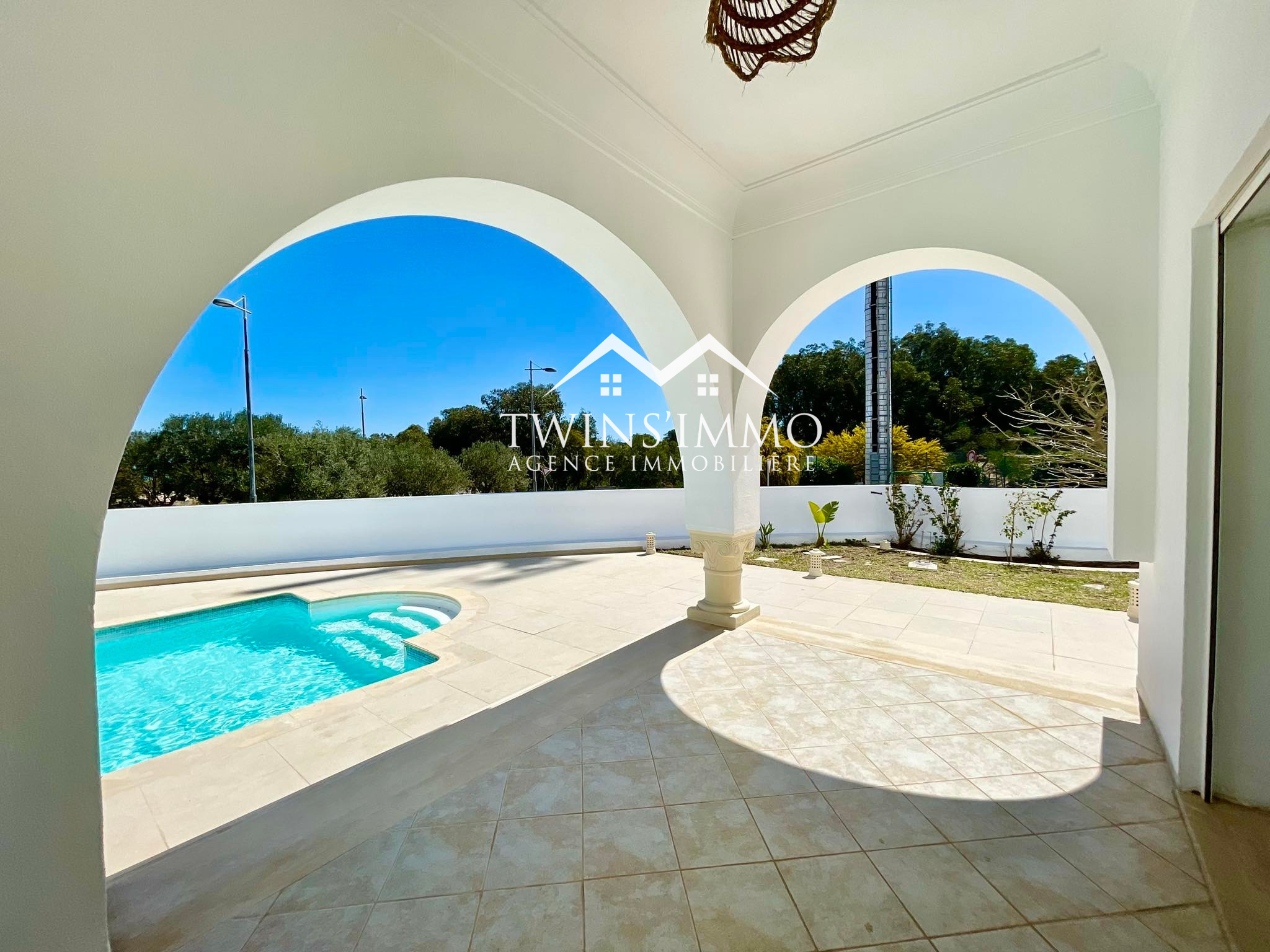 La Marsa&nbsp;Gammart&nbsp;Location&nbsp;Maisons&nbsp;Villa s3 � gammarth sup�rieur