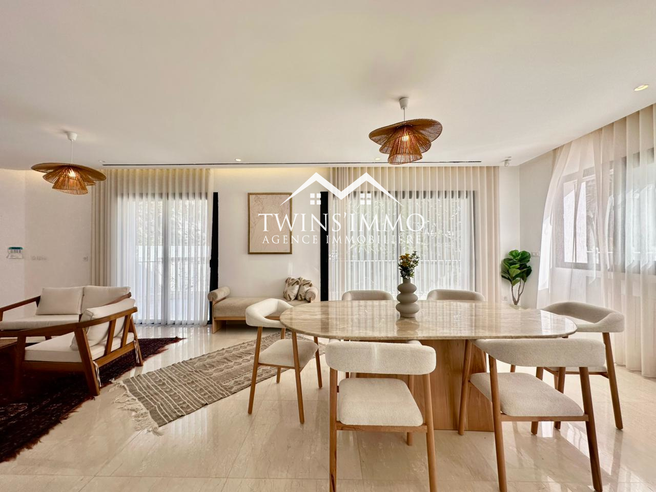 La Marsa&nbsp;Marsa Ennassim&nbsp;Location&nbsp;Maisons&nbsp;Villa meubl�e � la marsa