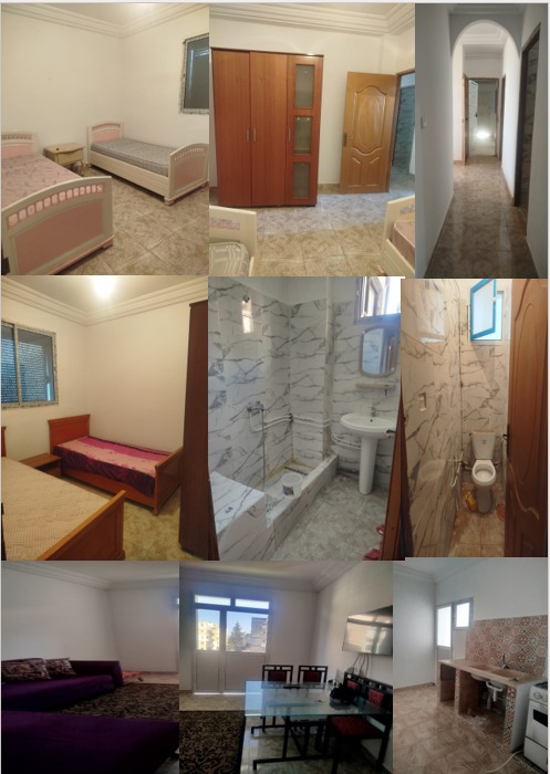 Le Bardo&nbsp;Ksar Said&nbsp;Location&nbsp;Appart. 2 pi�ces&nbsp;Meubl� et equip�