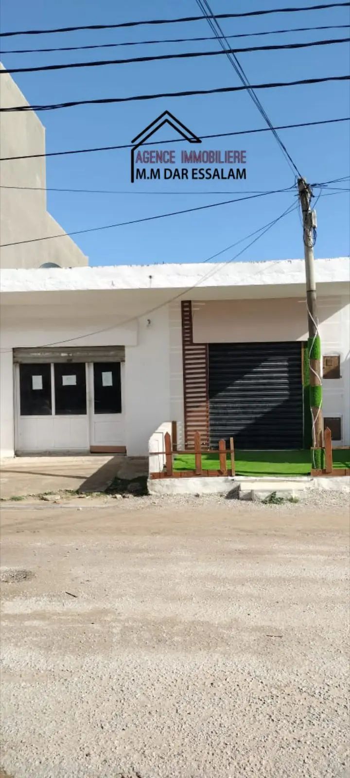 Kelibia&nbsp;Sidi Madhkour&nbsp;Bureaux & Commerces&nbsp;Atelier,Garage&nbsp;Deux garages pr�s de dar allouche