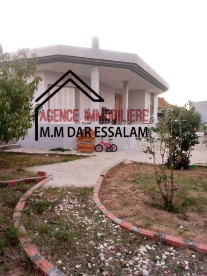 Kelibia&nbsp;Dar Allouche&nbsp;Vente&nbsp;Maisons&nbsp;Villa avec un grand jardin