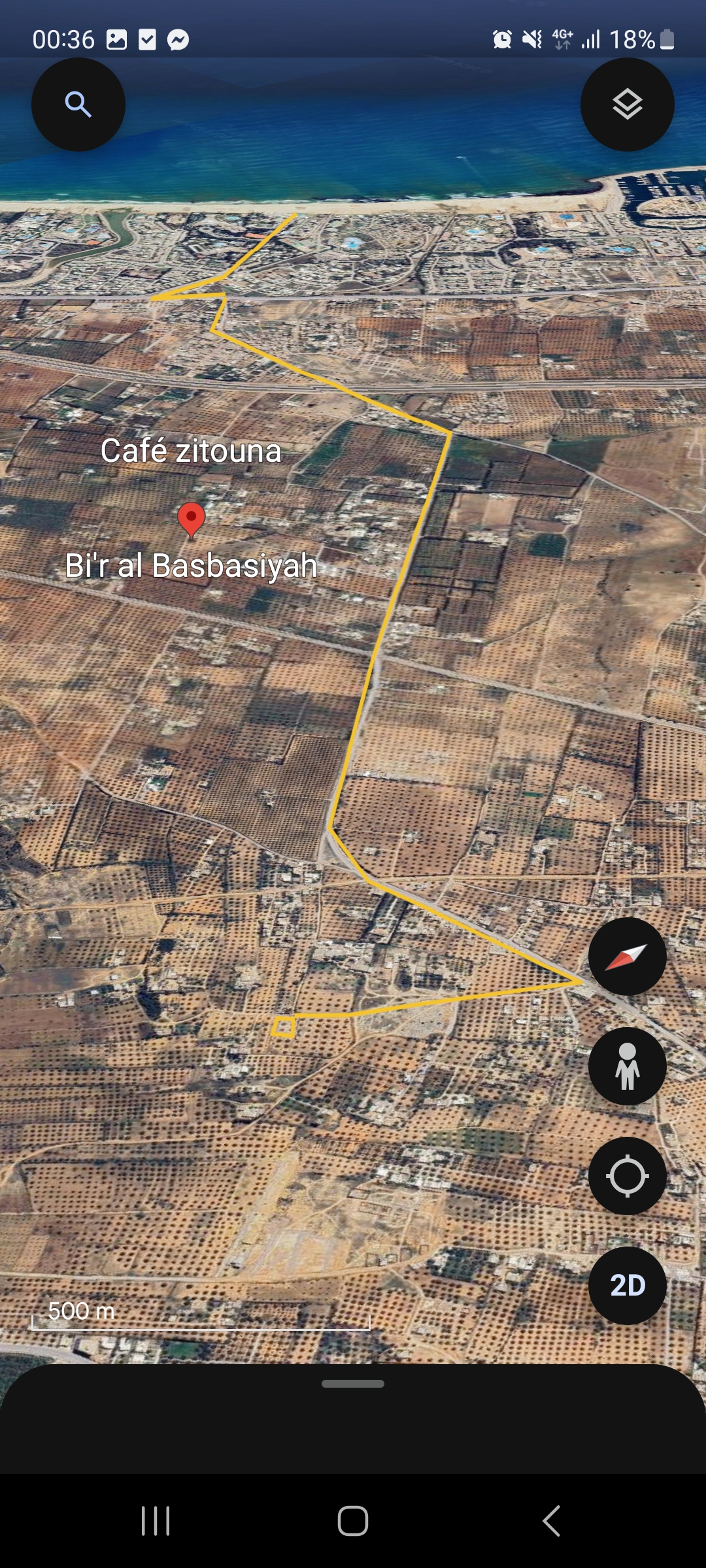 Hammamet&nbsp;Sidi Hmed&nbsp;Terrain&nbsp;Terrain agricole&nbsp;Papier en regle titr bleu