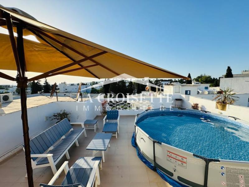 La Marsa&nbsp;Marsa Safsaf&nbsp;Location&nbsp;Appart. 4 pi�ces&nbsp;Appartement s3 meubl� avec piscine � la marsa