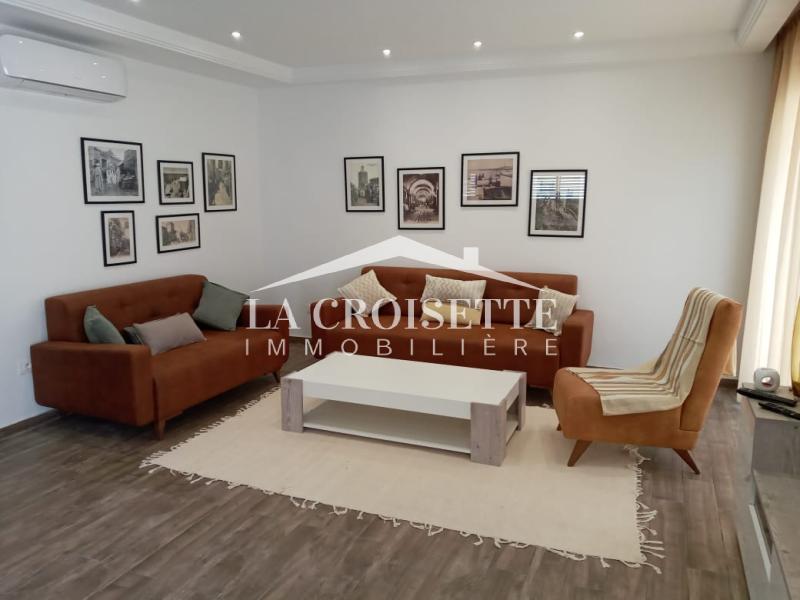 La Marsa&nbsp;Sidi Daoud&nbsp;Location&nbsp;Appart. 3 pi�ces&nbsp;Rez de chauss�e s2 meubl� � la marsa mal2961