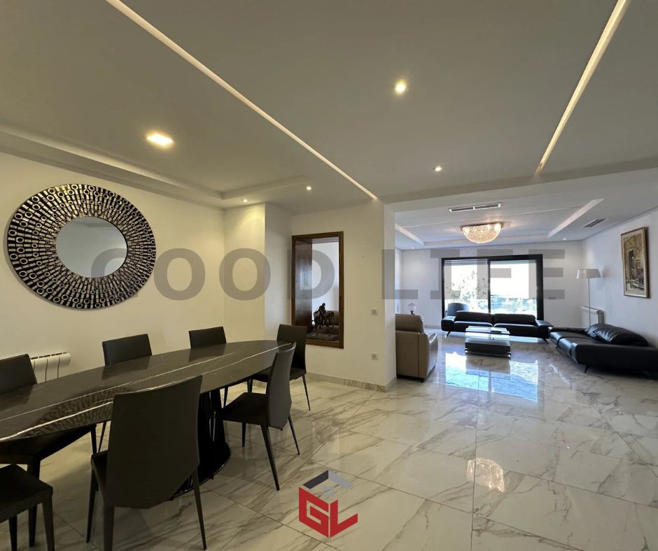 La Marsa&nbsp;Marsa Safsaf&nbsp;Location&nbsp;Appart. 4 pi�ces&nbsp;S3 meubl� avec vue mer � la marsa