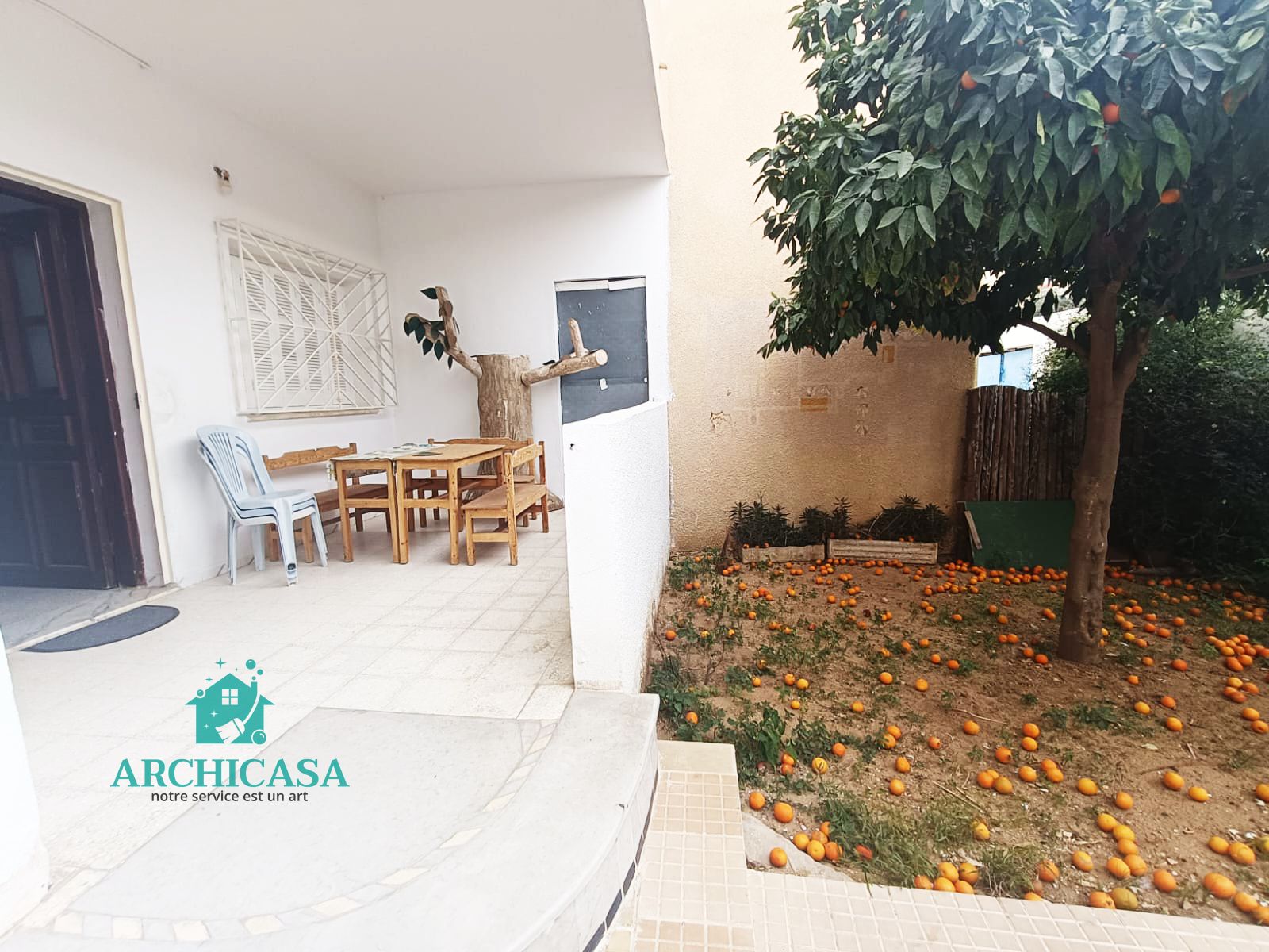 Hammam Chatt&nbsp;Hammam Chatt&nbsp;Location&nbsp;Maisons&nbsp;Rdc d'une villa meubl�e