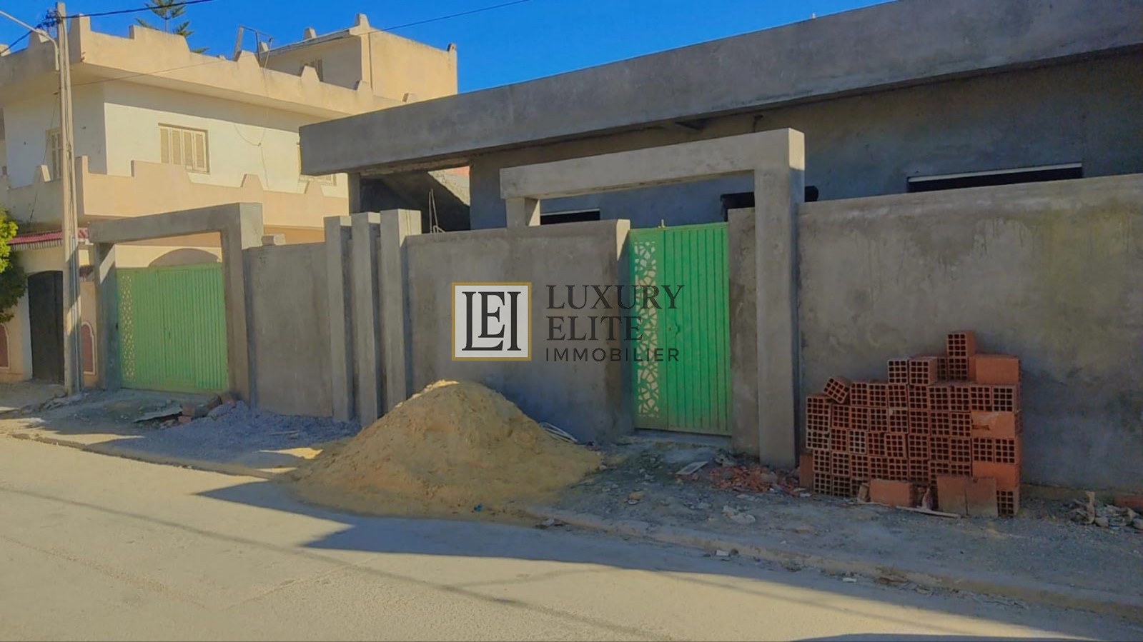 Grombalia&nbsp;Grombalia&nbsp;Vente&nbsp;Maisons&nbsp;Une belle maison inachev�e