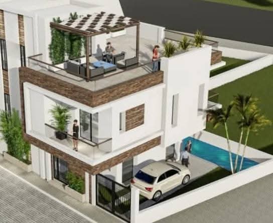 Sousse Jaouhara&nbsp;Sousse Khezama&nbsp;Vente&nbsp;Surfaces&nbsp;Terrain de 393 m2  lot de coin