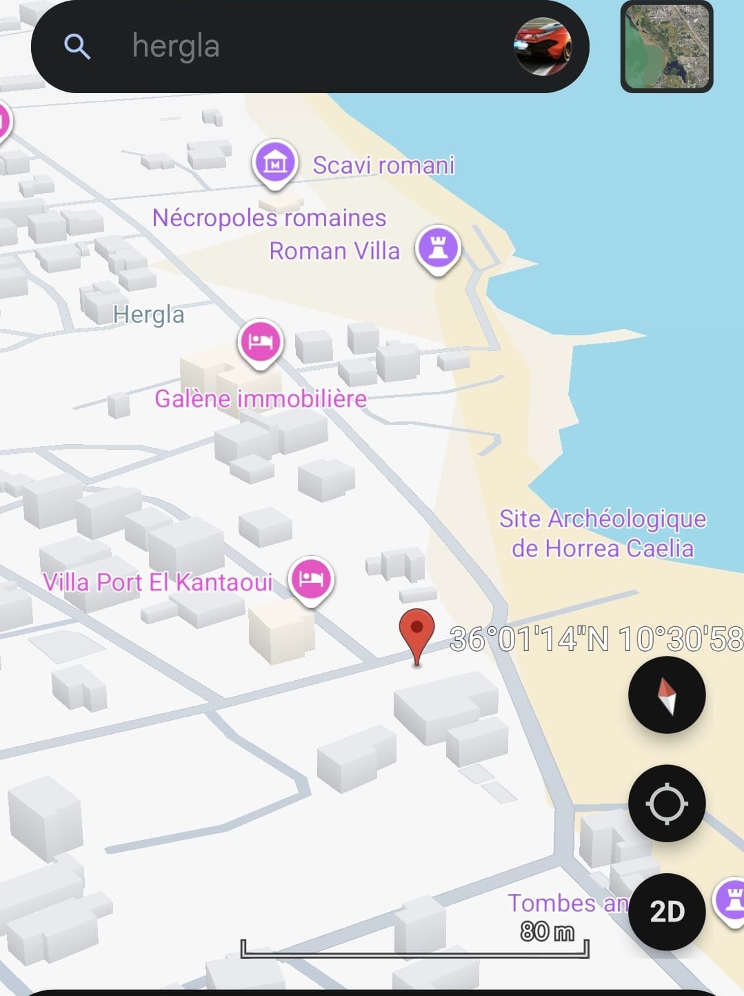 Hergla&nbsp;Hergla&nbsp;Vente&nbsp;Surfaces&nbsp;Belle terrain 430m2 hergla 2eme position de la mer