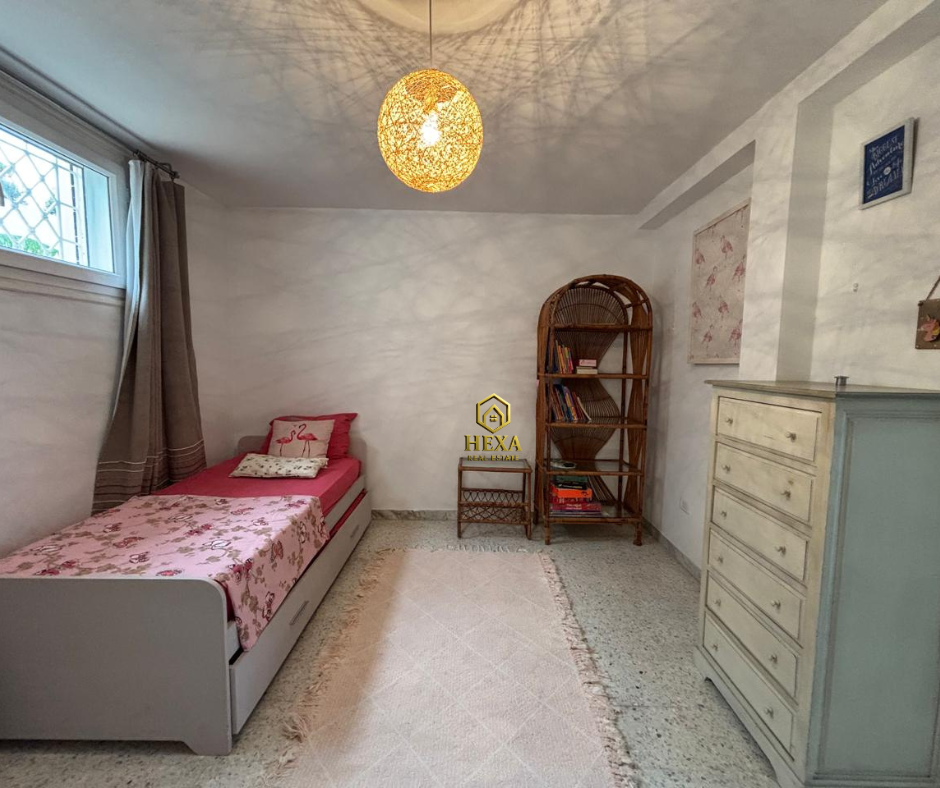 La Marsa&nbsp;Marsa Safsaf&nbsp;Location&nbsp;Appart. 4 pi�ces&nbsp;R�ez de chauss�e avec jardin s3 � la marsa ville