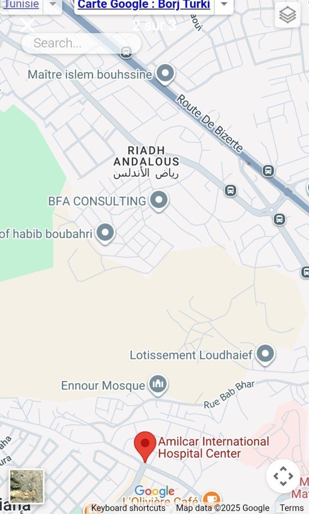 Ariana Ville&nbsp;Cite Ennasr 1&nbsp;Terrain&nbsp;Terrain nu&nbsp;400 m2 investissement unique