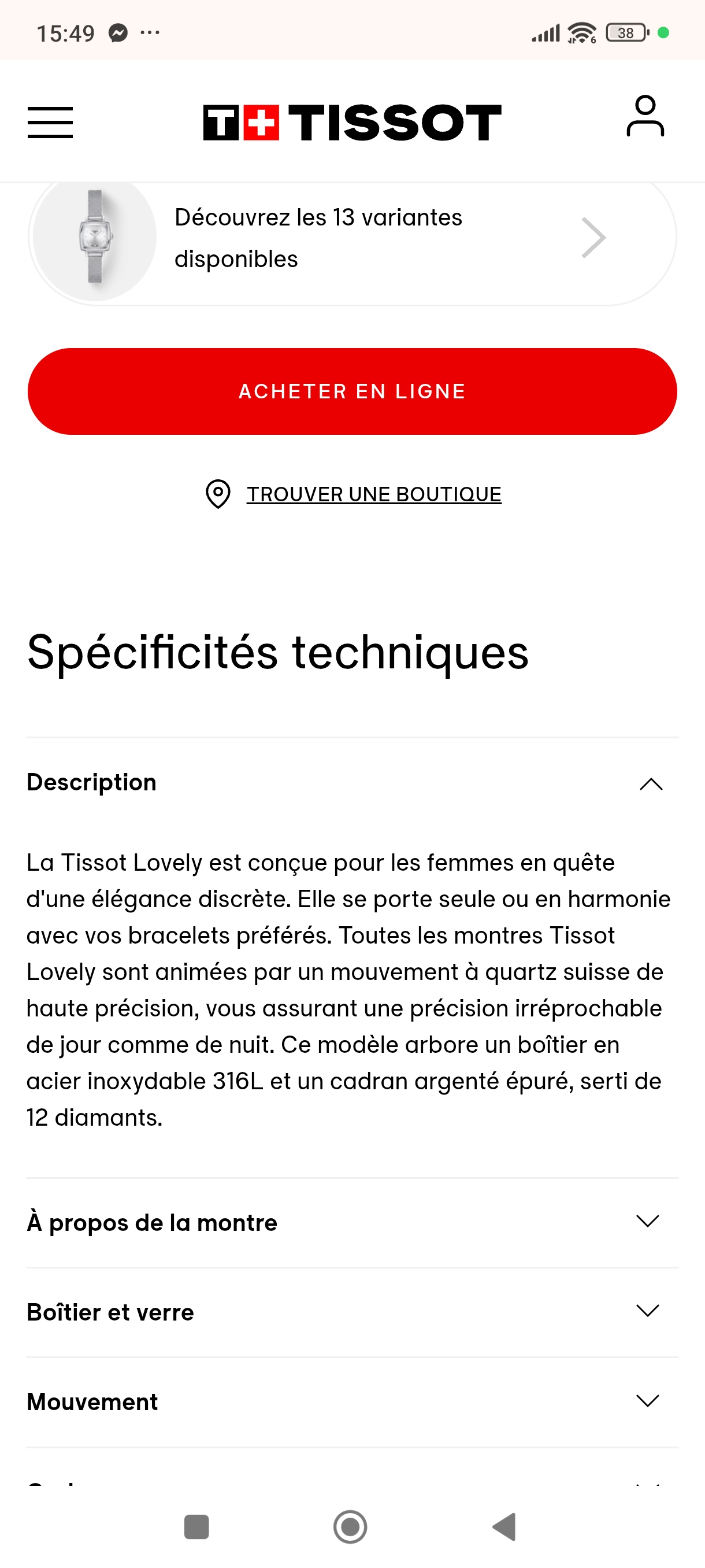 Carthage&nbsp;Carthage&nbsp;Autre&nbsp;Autre&nbsp;Montre femme tissot et guess prestige