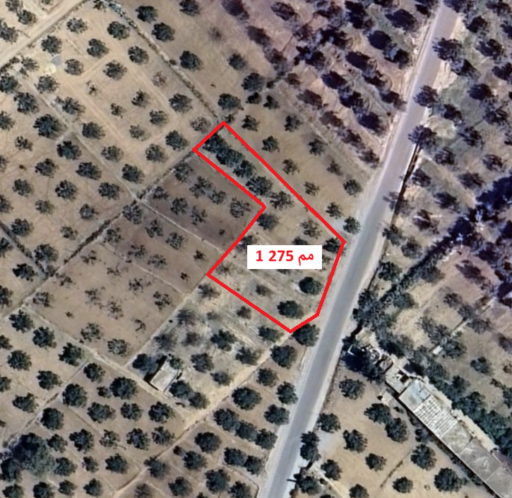 Sidi Bou Ali&nbsp;Sidi Bou Ali&nbsp;Terrain&nbsp;Terrain agricole&nbsp;Terrain 1275 m�tres entre sidi bou ali et sebkha