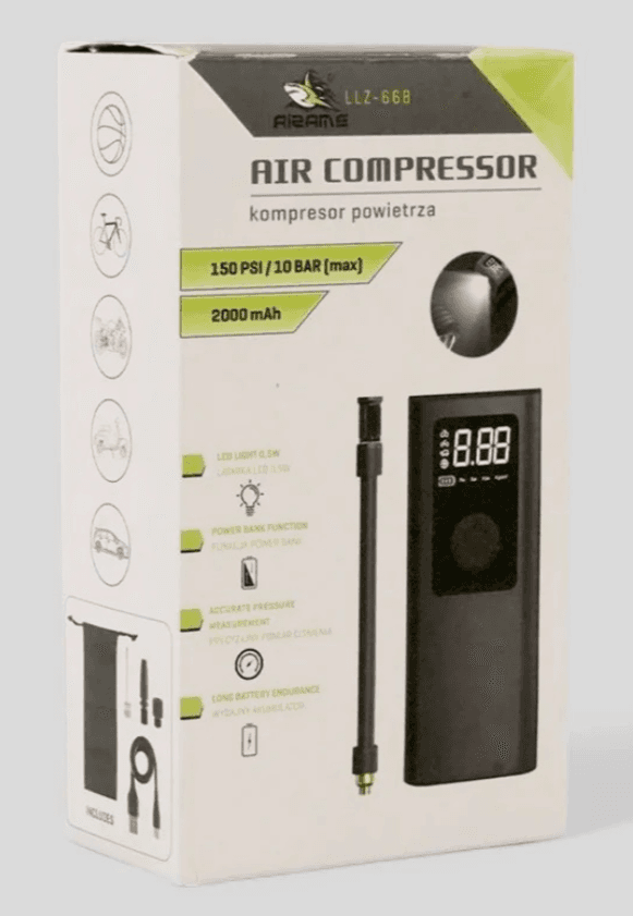 Ben Arous&nbsp;Ben Arous&nbsp;Accessoires et Entretien&nbsp;Convertisseurs, Compresseurs&nbsp;Compresseur d'air portable sans fil