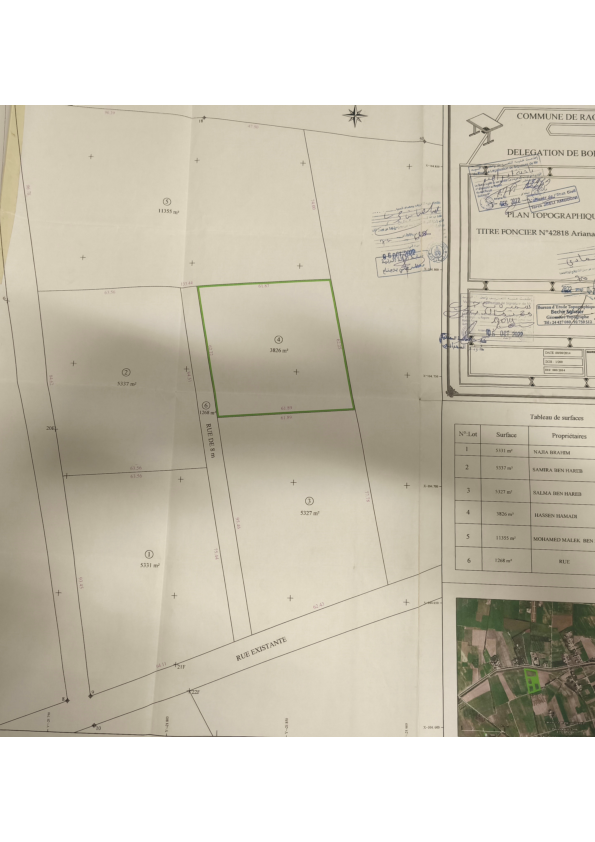 Raoued&nbsp;Borj Touil&nbsp;Terrain&nbsp;Terrain agricole&nbsp;Terrain agricole � borj touil