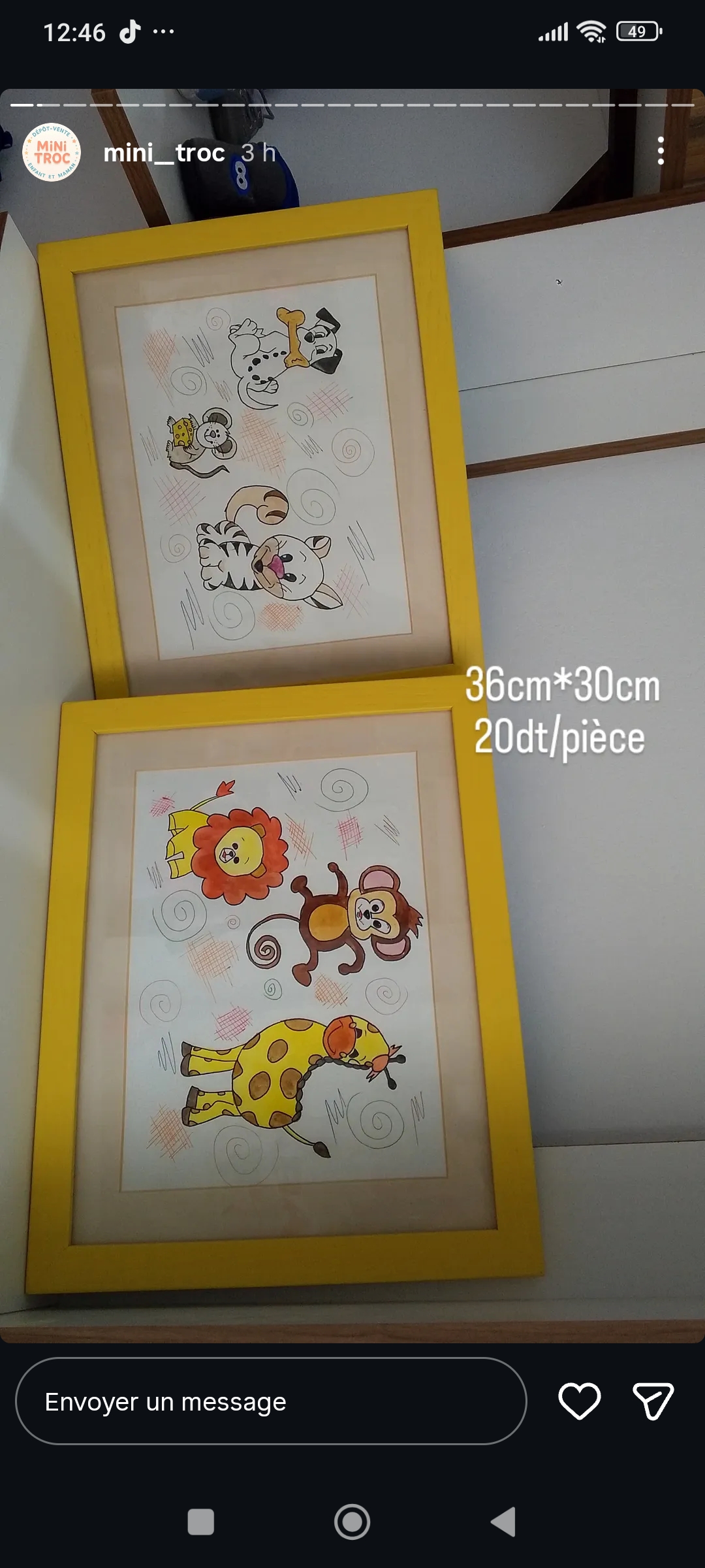 Raoued&nbsp;Cite El Ghazala 1&nbsp;Meubles d'enfant&nbsp;D�corations&nbsp;Promotion cadeau montessori