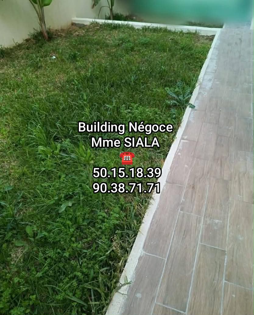 Ariana Ville&nbsp;Cite Ennasr 2&nbsp;Location&nbsp;Appart. 3 pi�ces&nbsp;Ennasr 2 joli appt s2 haut stg avec jardin