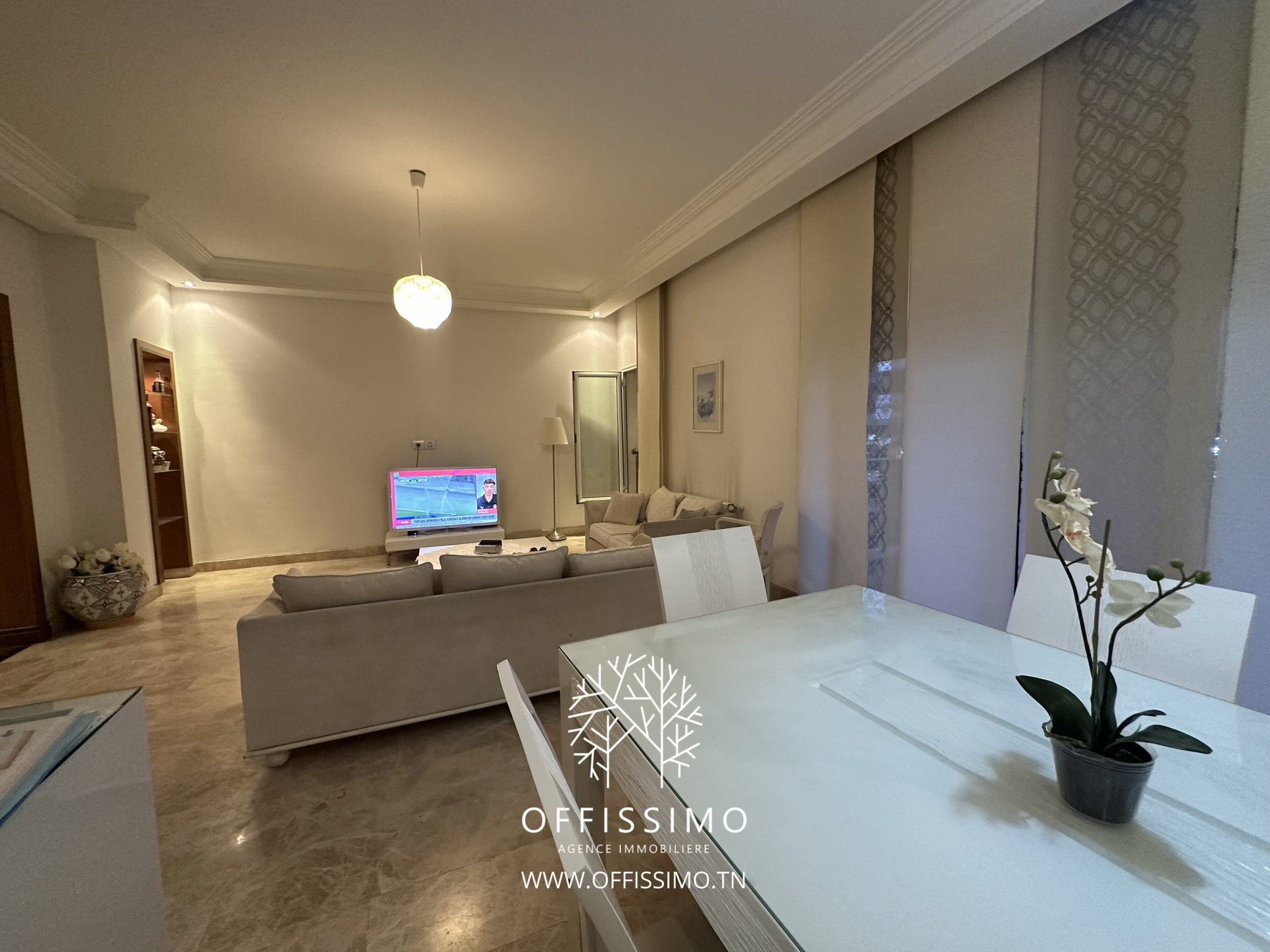 La Marsa&nbsp;Berge Du Lac&nbsp;Location&nbsp;Appart. 2 pi�ces&nbsp;Appartement s2 meubl� lac 2 haut standing