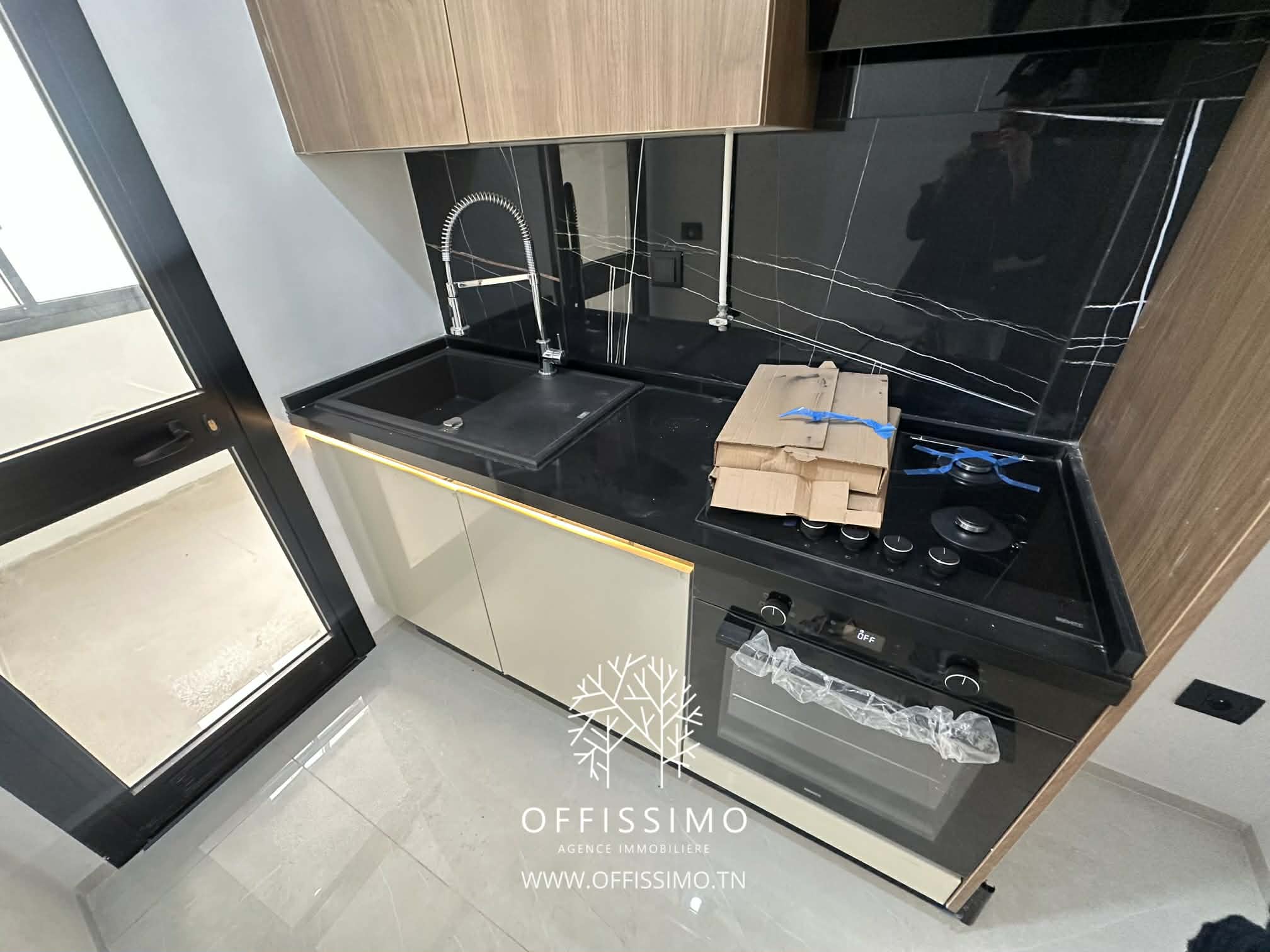 Ariana Ville&nbsp;Cite Ennasr 2&nbsp;Vente&nbsp;Appart. 2 pi�ces&nbsp;S1 haut standing direct promoteur