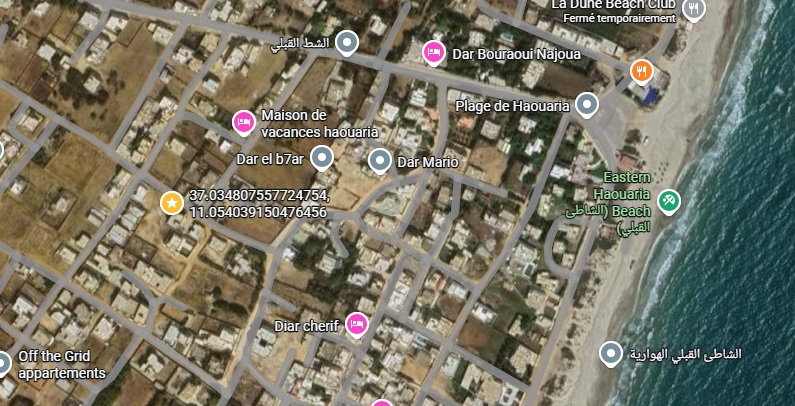 El Haouaria&nbsp;El Haouaria&nbsp;Terrain&nbsp;Terrain nu&nbsp;Terrain nu cite touristique 350m de la plage est