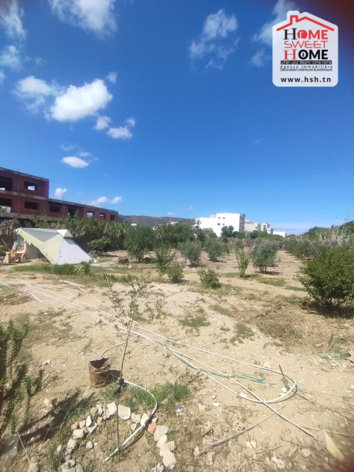 Bizerte Nord&nbsp;Bizerte&nbsp;Terrain&nbsp;Terrain nu&nbsp;Terrain habitation hortensia bizerte