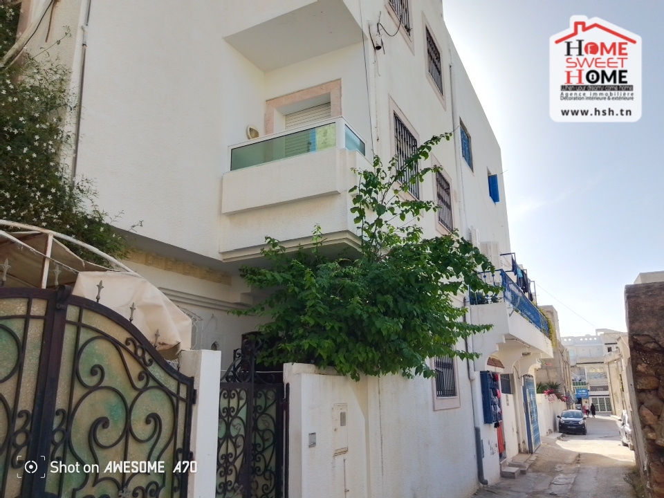 La Marsa&nbsp;Marsa Ennassim&nbsp;Vente&nbsp;Appart. 3 pi�ces&nbsp;Rdc de villa sol�ne la marsa