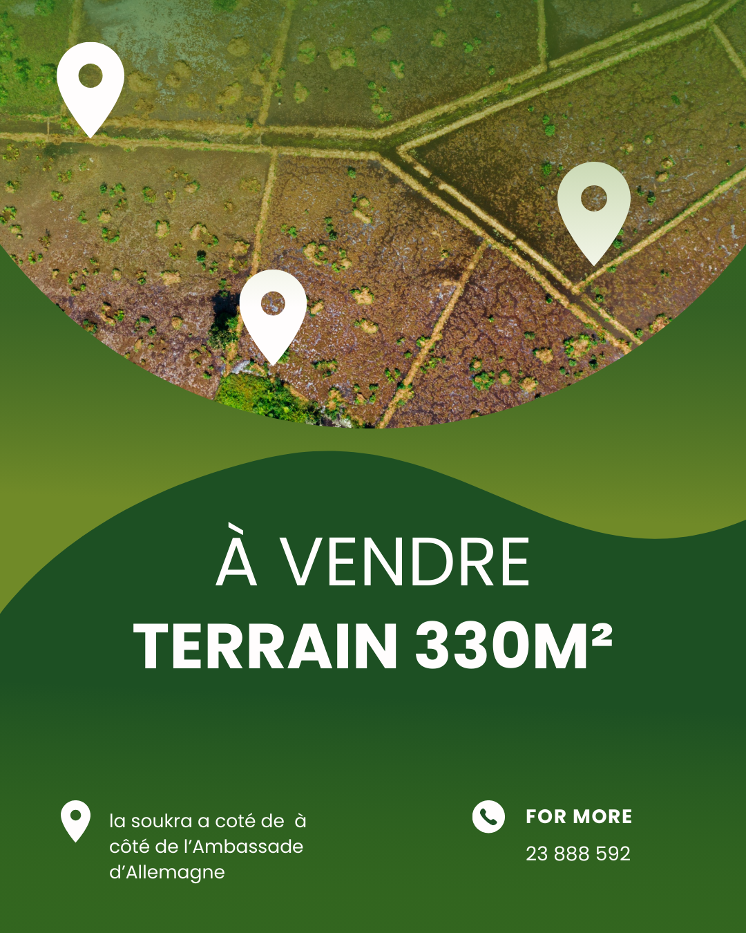 La Soukra&nbsp;La Soukra&nbsp;Terrain&nbsp;Terrain nu&nbsp;Un terrain a la soukra