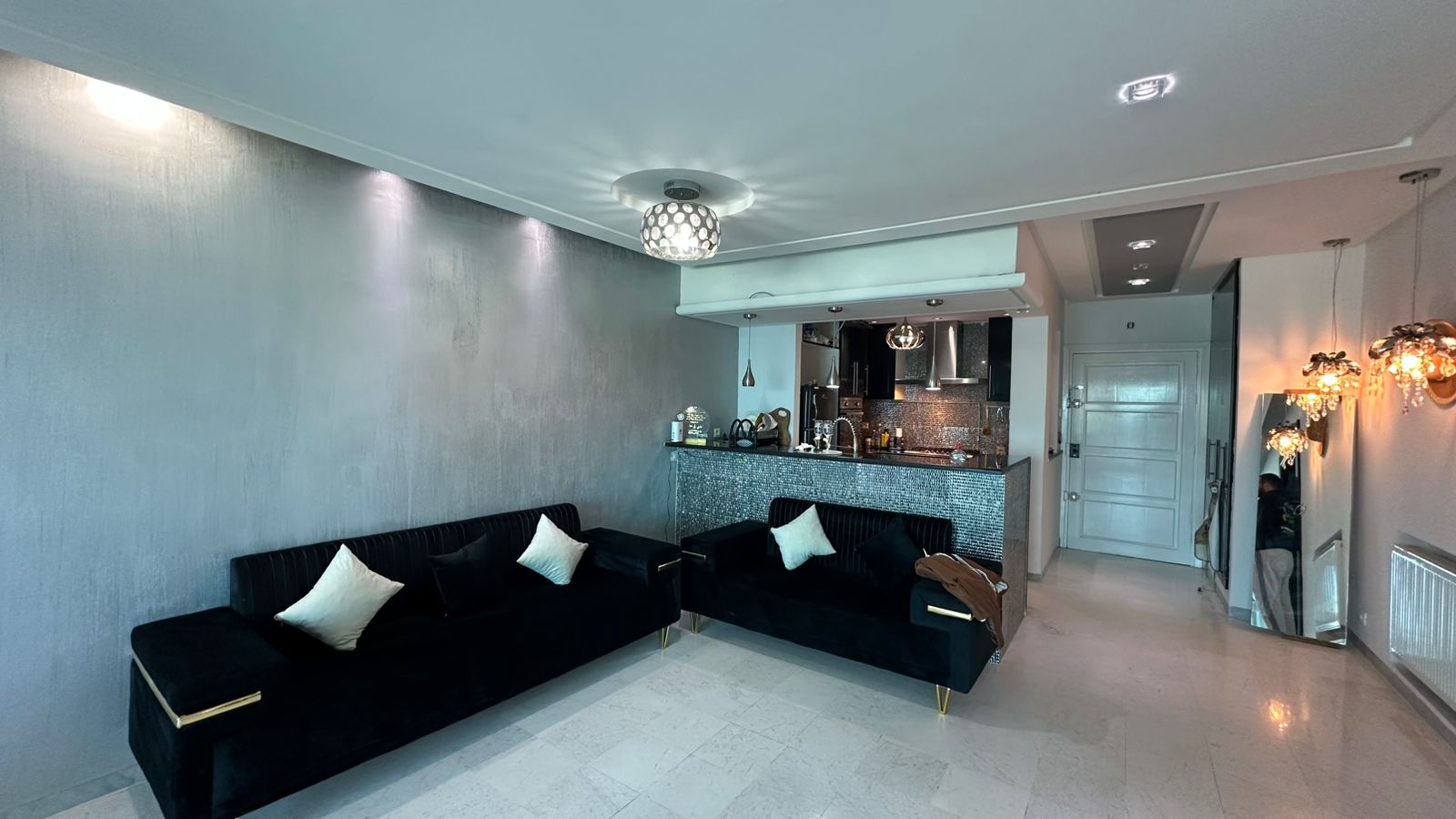 Hammam Sousse&nbsp;El Kantaoui&nbsp;Location&nbsp;Appart. 3 pi�ces&nbsp;S2 vide avec vue de mer frontale