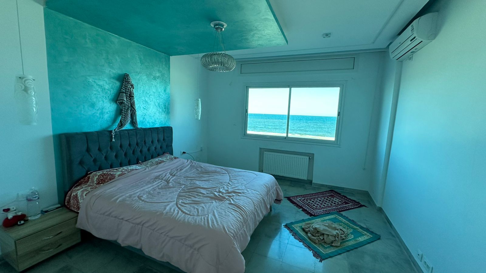 Hammam Sousse&nbsp;El Kantaoui&nbsp;Location&nbsp;Appart. 3 pi�ces&nbsp;S2 vide avec vue de mer frontale