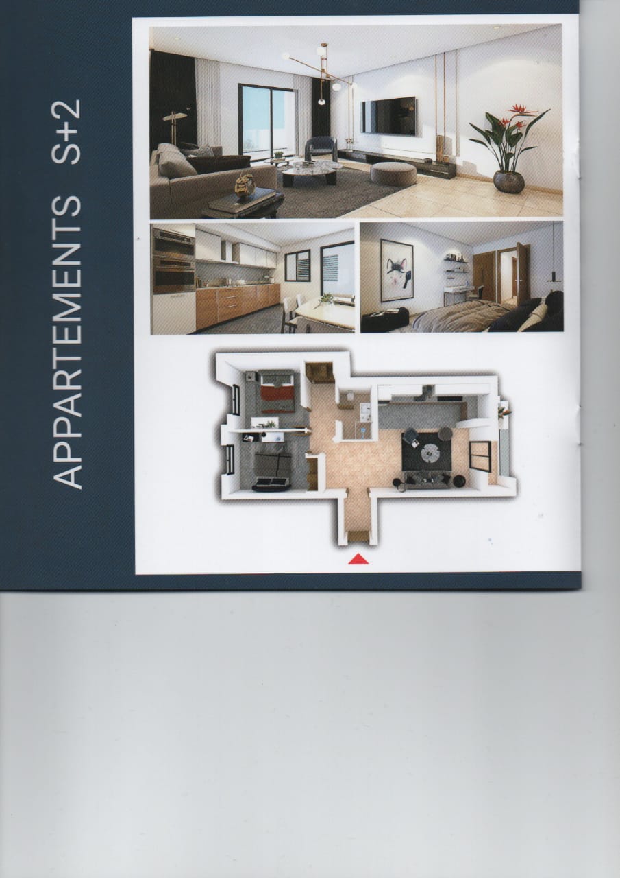 Hammamet&nbsp;Cite Merzgui&nbsp;Vente&nbsp;Appart. 3 pi�ces&nbsp;Hammamet vnt appts s1 et s2