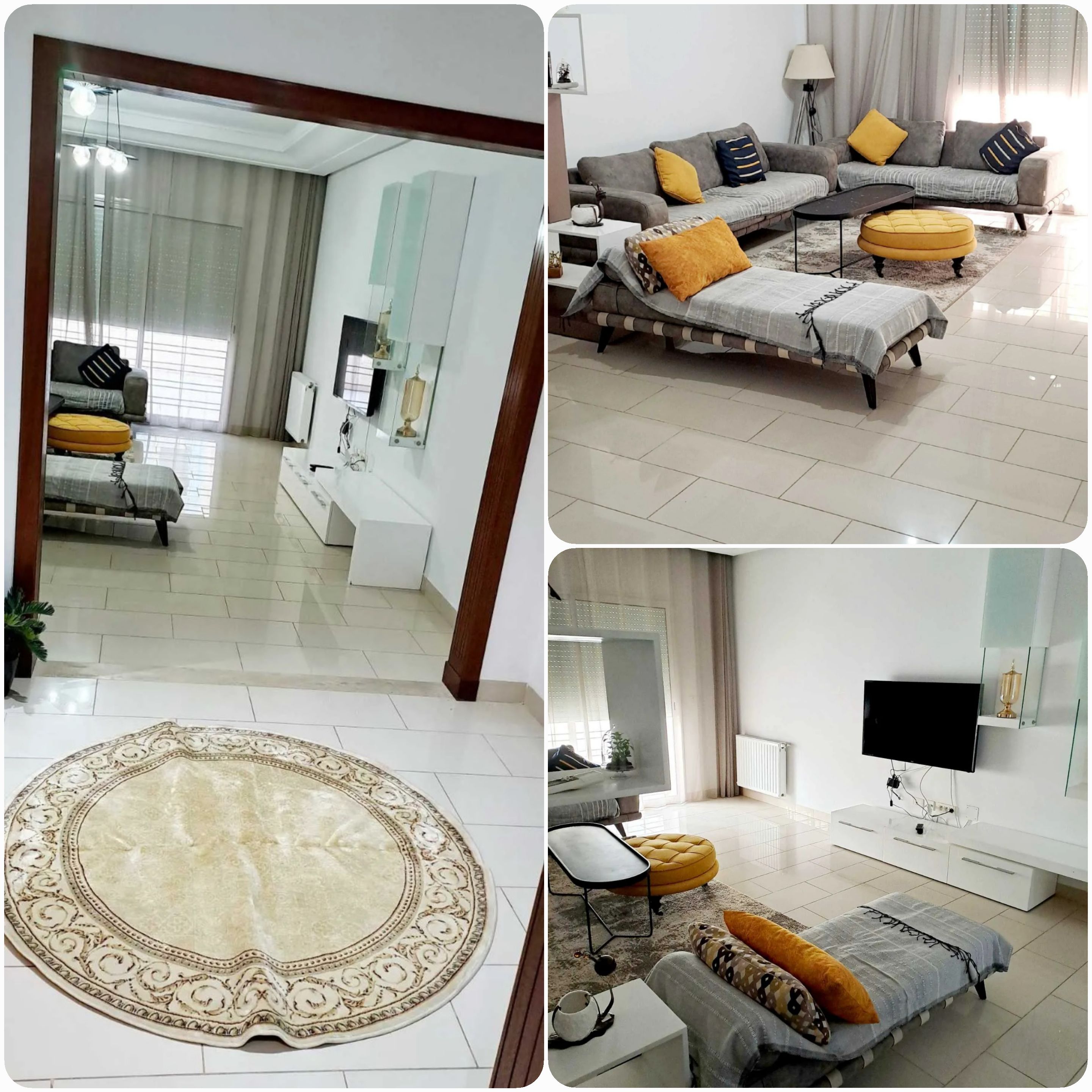 La Marsa&nbsp;El Aouina&nbsp;Location&nbsp;Appart. 5 pi�ces+&nbsp;Particulier l apt s4 meubl� proche lac2