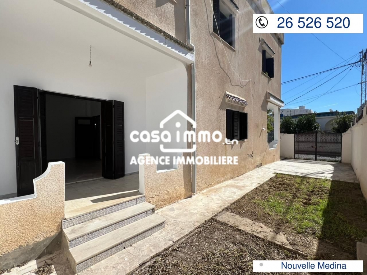 Nouvelle Medina&nbsp;Nouvelle Medina&nbsp;Location&nbsp;Appart. 3 pi�ces&nbsp;Etage rdc s3 � nouvelle m�dina 3