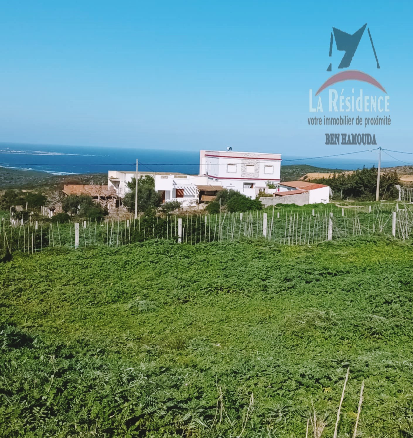 Bizerte Nord&nbsp;Bizerte&nbsp;Terrain&nbsp;Terrain nu&nbsp;Terrain vue mer � nadhour bizerte