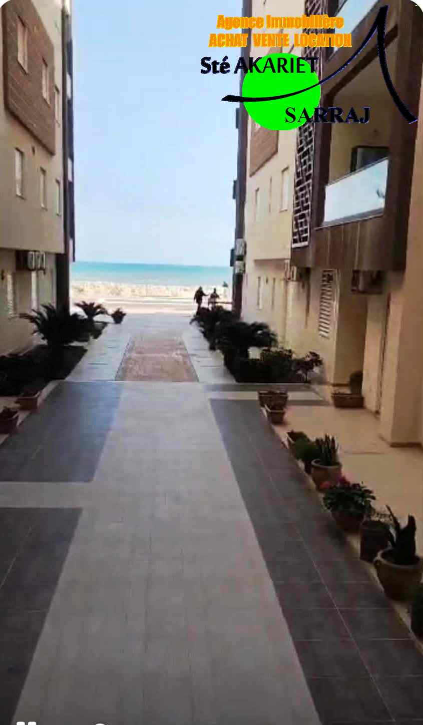 Akouda&nbsp;Chatt Meriem&nbsp;Vente&nbsp;Appart. 3 pi�ces&nbsp;Appartement s2 pieds dans l'eau � chatt mariem