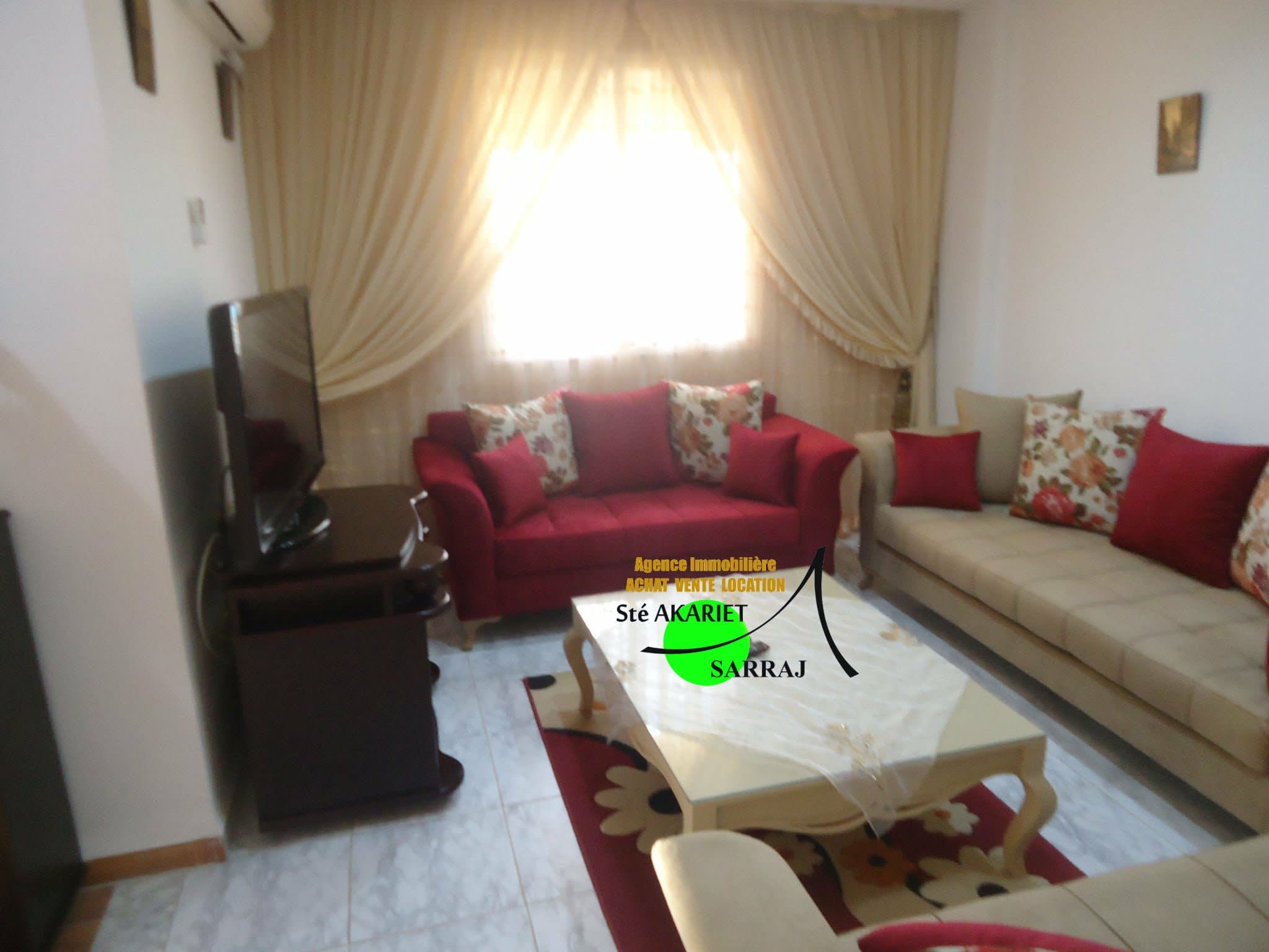 Sousse Jaouhara&nbsp;Sousse Khezama&nbsp;Location&nbsp;Appart. 3 pi�ces&nbsp;Appartement proche de la route touristique khzema