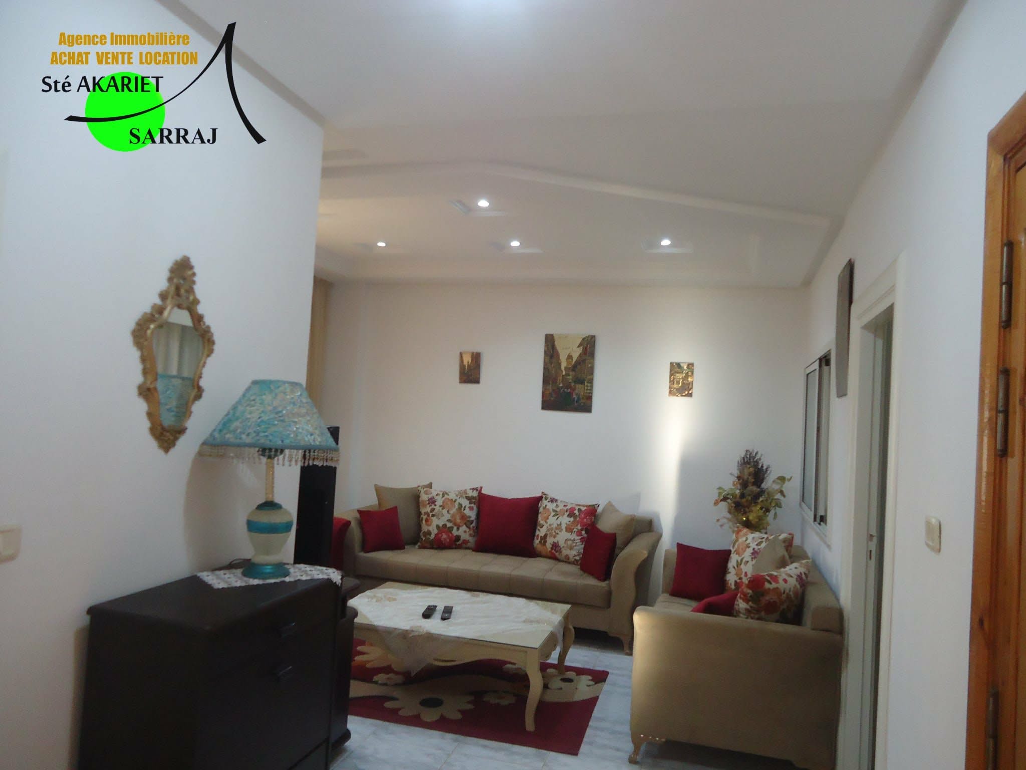 Sousse Jaouhara&nbsp;Sousse Khezama&nbsp;Location&nbsp;Appart. 3 pi�ces&nbsp;Appartement proche de la route touristique khzema