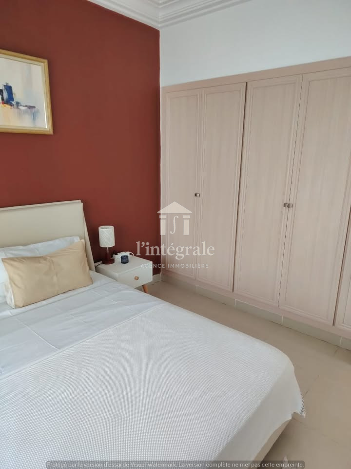 Ariana Ville&nbsp;Cite Ennasr 2&nbsp;Location&nbsp;Appart. 2 pi�ces&nbsp;S1 meubl� avec une vue magnifique