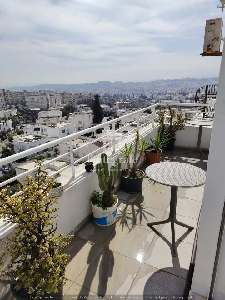 Ariana Ville&nbsp;Cite Ennasr 2&nbsp;Location&nbsp;Appart. 2 pi�ces&nbsp;S1 meubl� avec une vue magnifique