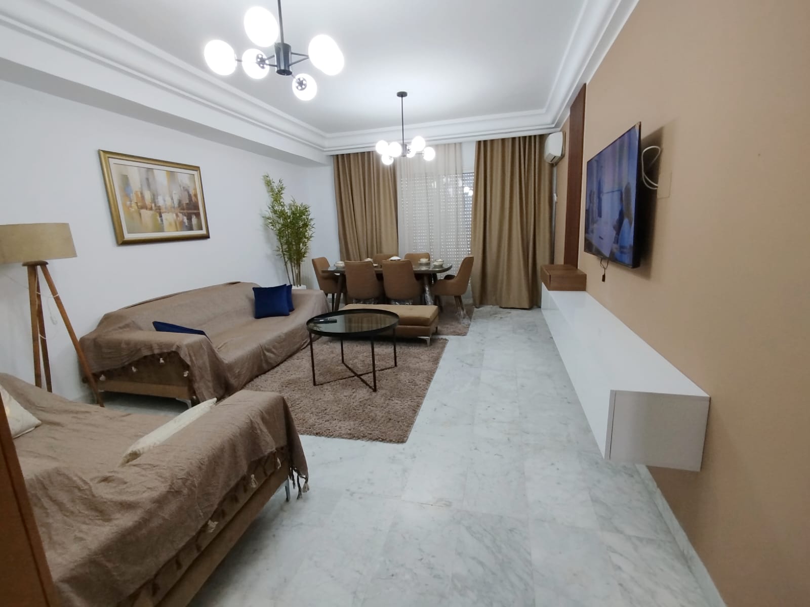 La Marsa&nbsp;Berge Du Lac&nbsp;Location&nbsp;Appart. 4 pi�ces&nbsp;Airbnb s3 richement meubl� au lac 2