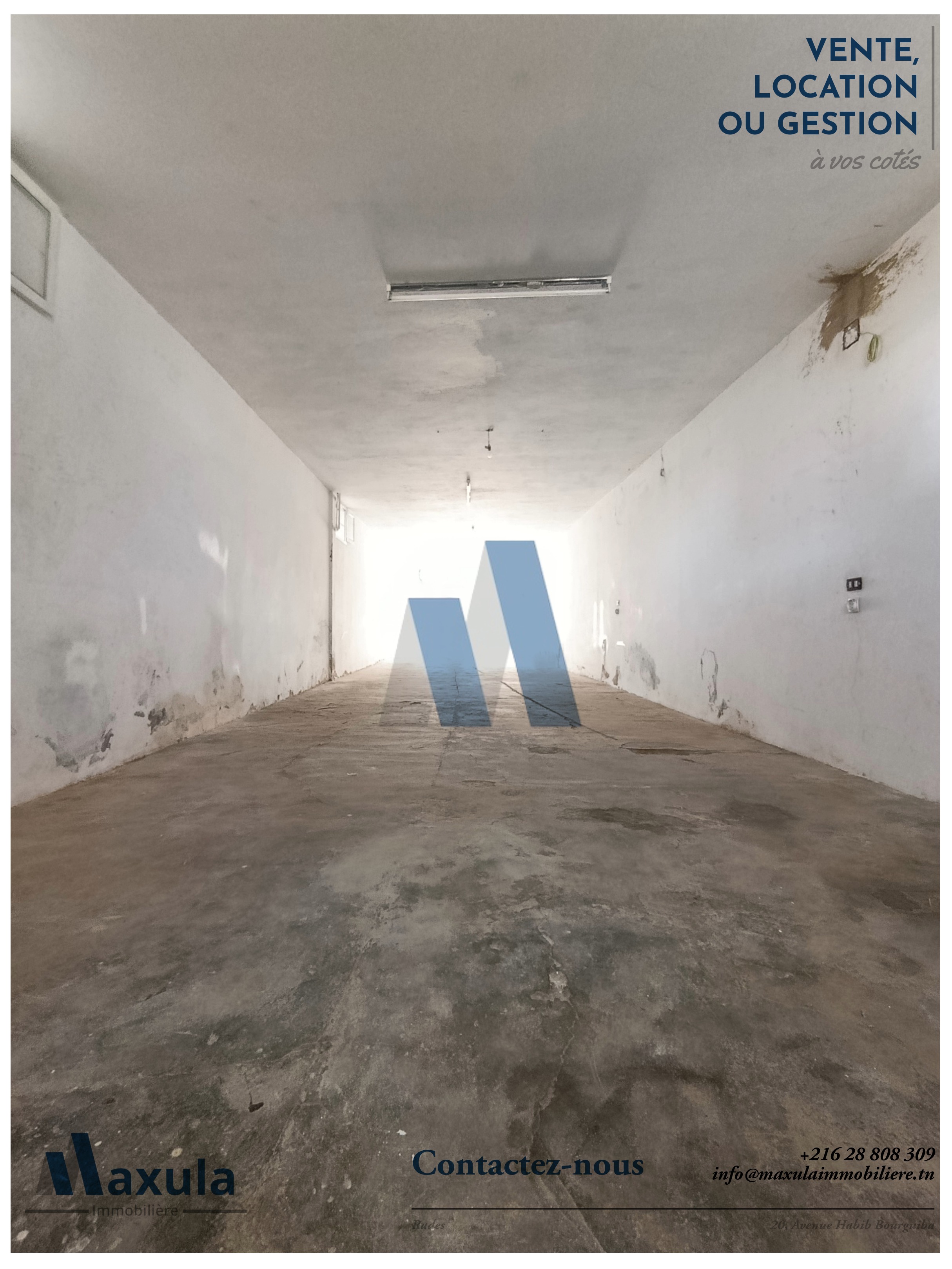 Ben Arous&nbsp;Ben Arous&nbsp;Bureaux & Commerces&nbsp;Autre&nbsp;Depot rue annaba a ben arous