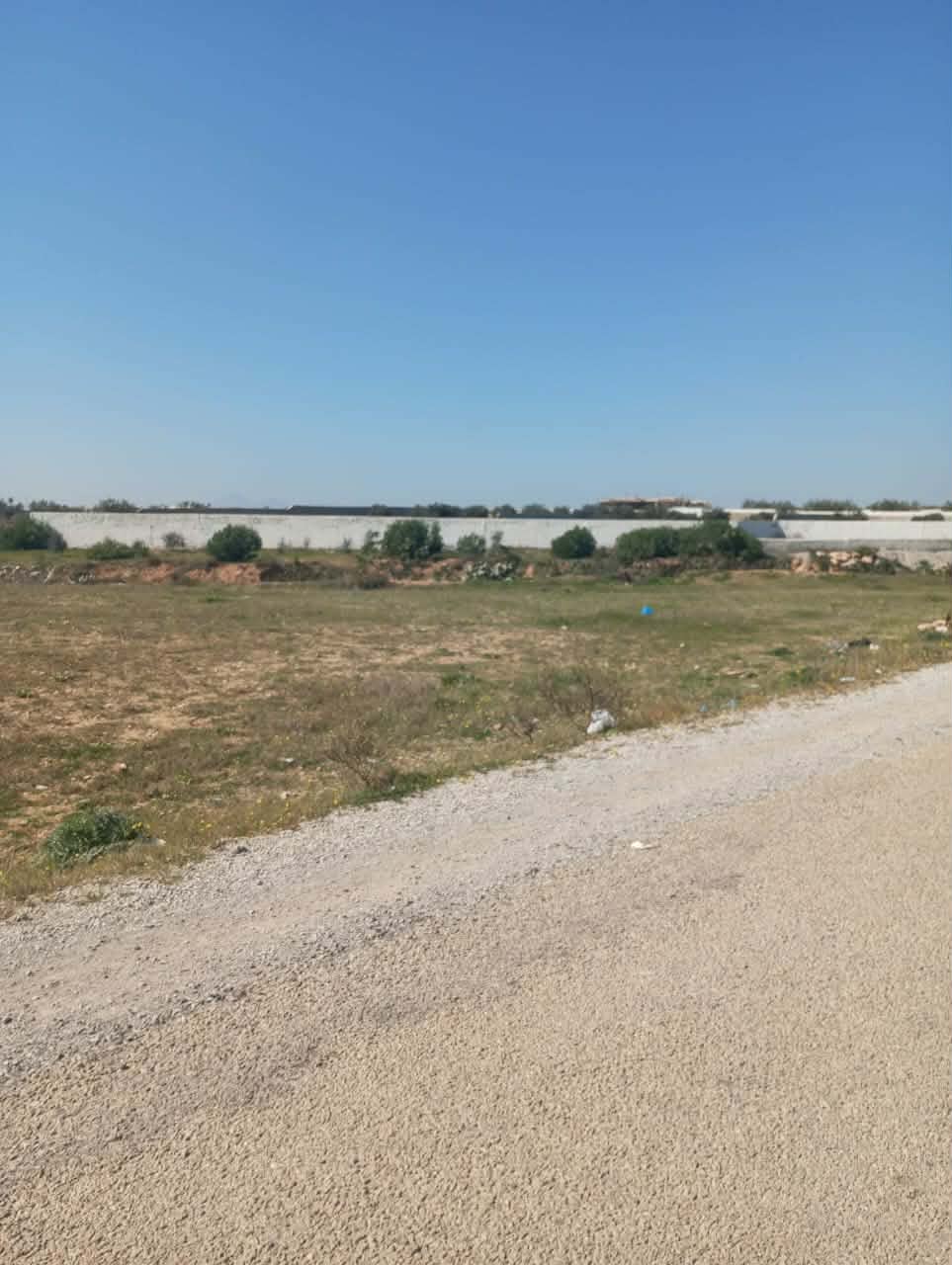 Hammamet&nbsp;Hammamet&nbsp;Terrain&nbsp;Terrain nu&nbsp;Av 1000m sur la route � sidi said