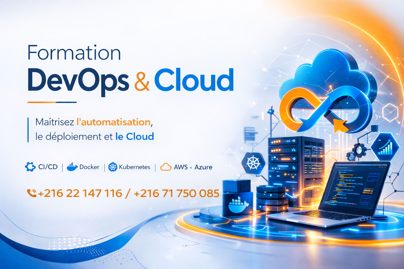 El Menzah&nbsp;El Menzah 1&nbsp;En groupe&nbsp;Autre&nbsp;Formation devops et cloud