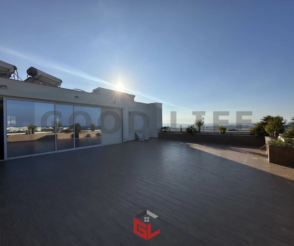 La Marsa&nbsp;Gammart&nbsp;Location&nbsp;Appart. 2 pi�ces&nbsp;S0 meubl� avec vue sur mer